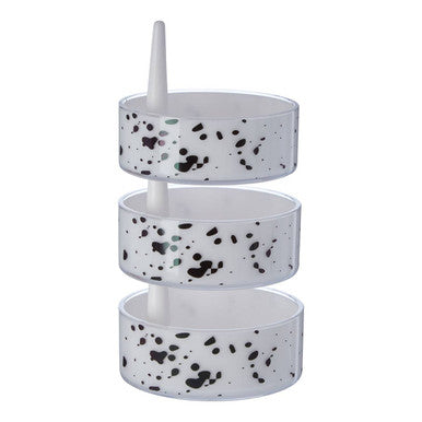 Rota 3 Piece Speckled Rotary Storage Set