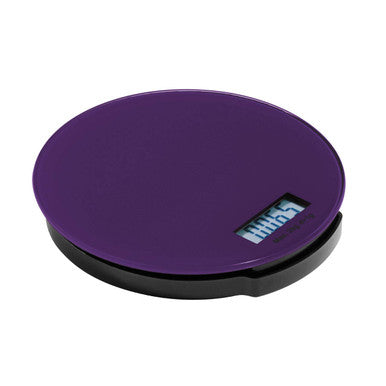 Zing Purple Glass Kitchen Scale - 2kg.