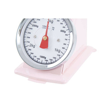 3kg Pastel Pink Retro Kitchen Scale | Olivier