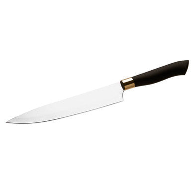 11 Piece Black and  Gold Knife Set with Block | Corisco