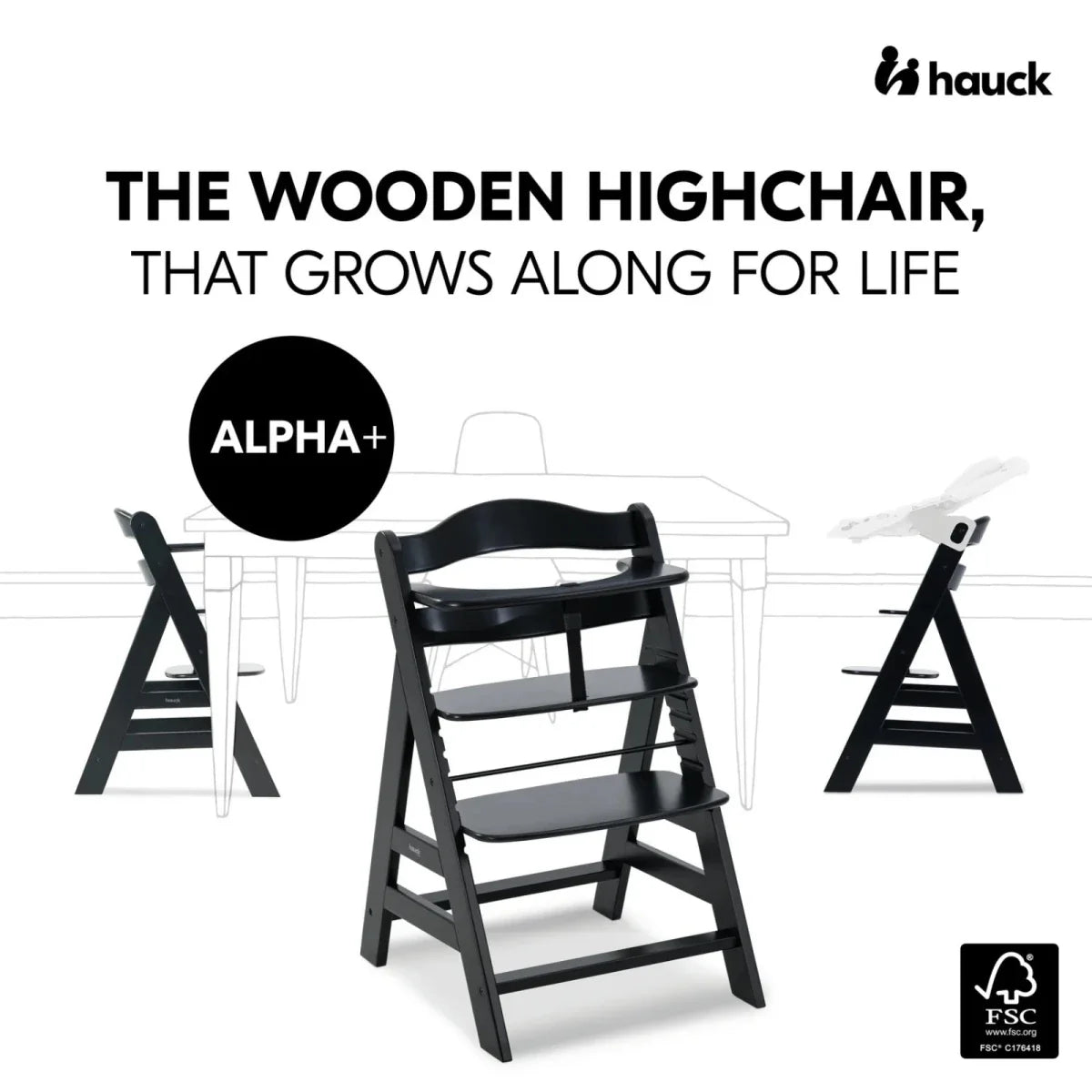 Hauck Alpha+ Premium Bundle - Black