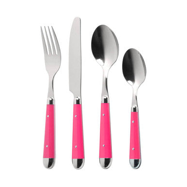 Brasserie Hot Pink 16 Piece Cutlery Set