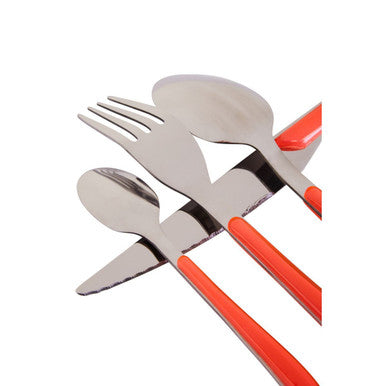Zuma 24 Piece Multi Coloured Cutlery Set