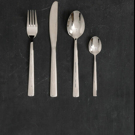 Avie 16 Piece Etched Deco Cutlery Set
