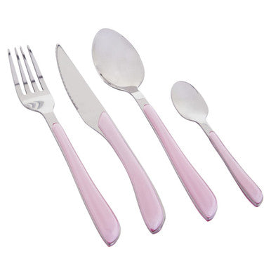 Zuma 24 Piece Multi Pastel Coloured Cutlery