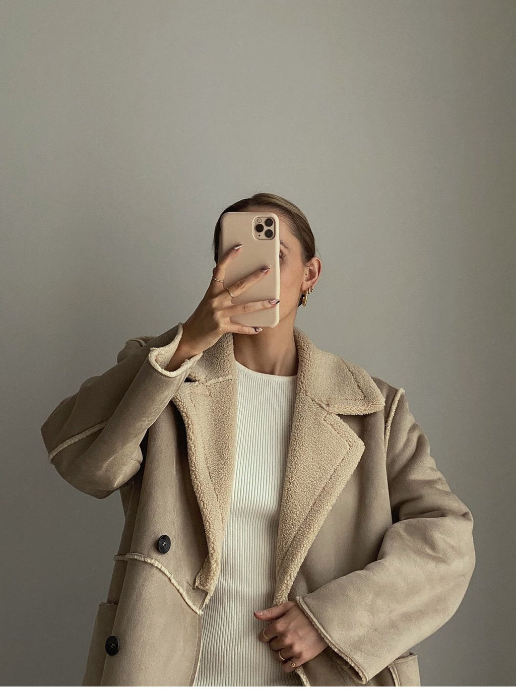 Ladies Fashion British Style Winter Coat Premium Sense