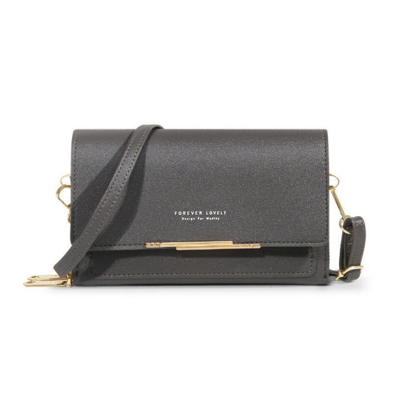Womens Wallet Korean-style Large-capacity Shoulder Bag Multi-functional Double-layered Design