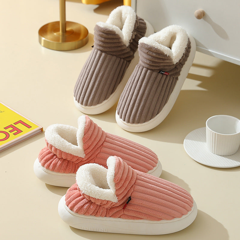 Cotton Shoes Winter Women's Home Slippers Cotton