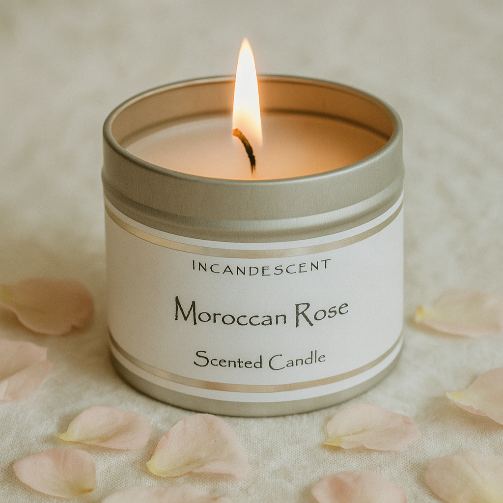 Moroccan Rose Candle Tin