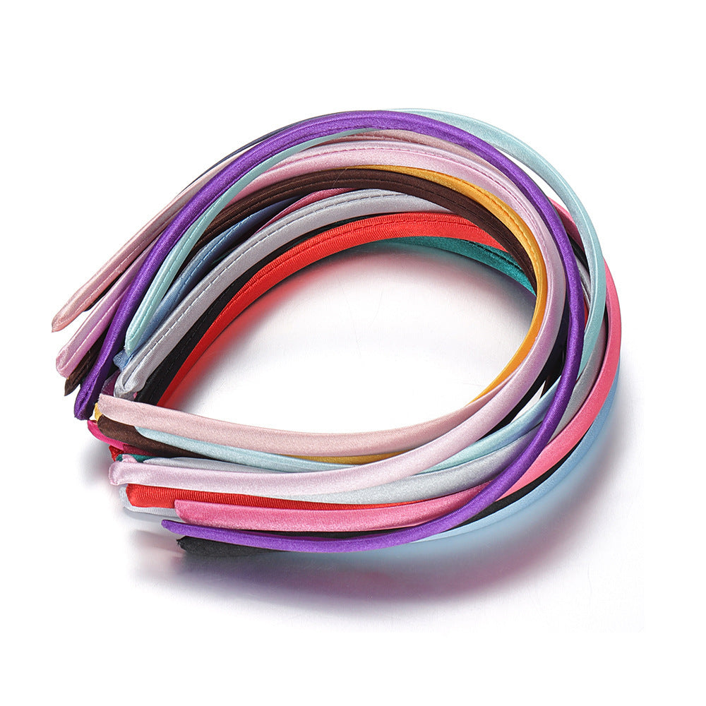 Color Headband Diy Cloth Wrapper Accessories Ribbon Cloth Headband Ornament Material Wholesale