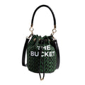Fashion Alphabet Bucket Bag Retro Portable Messenger Bag