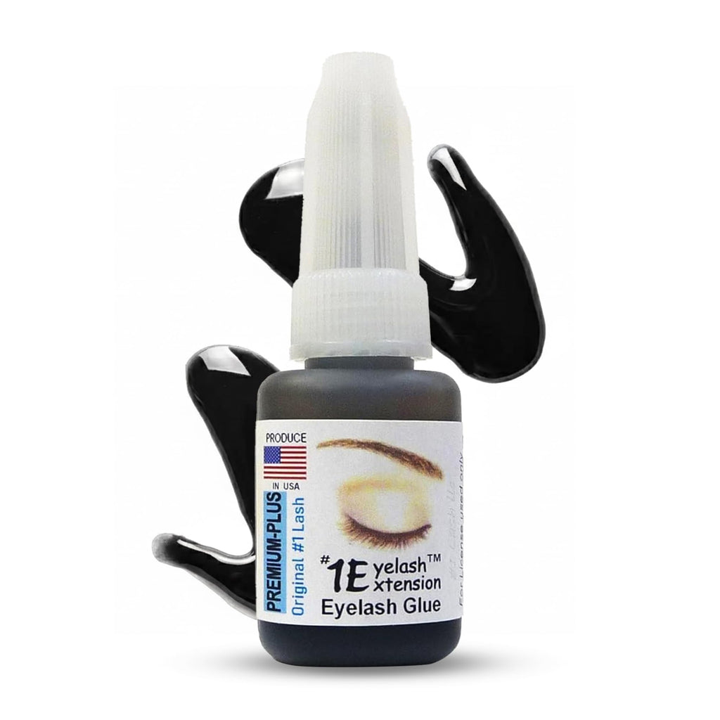 #1 Eyelash Extension Premium Plus Glue (5ml) — Odorless, Quick-Dry, For Licensed Pros
