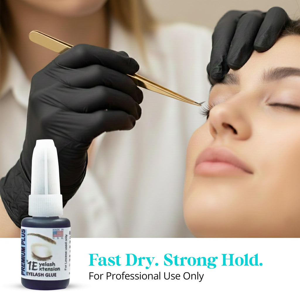 #1 Eyelash Extension Premium Plus Glue (5ml) — Odorless, Quick-Dry, For Licensed Pros