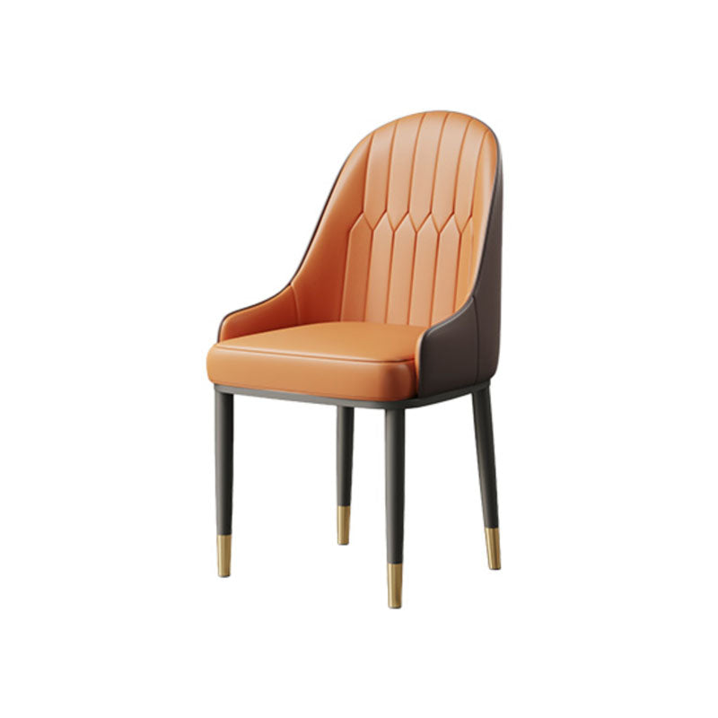 A Set of 2 Scott Dining Chairs, PU Leather