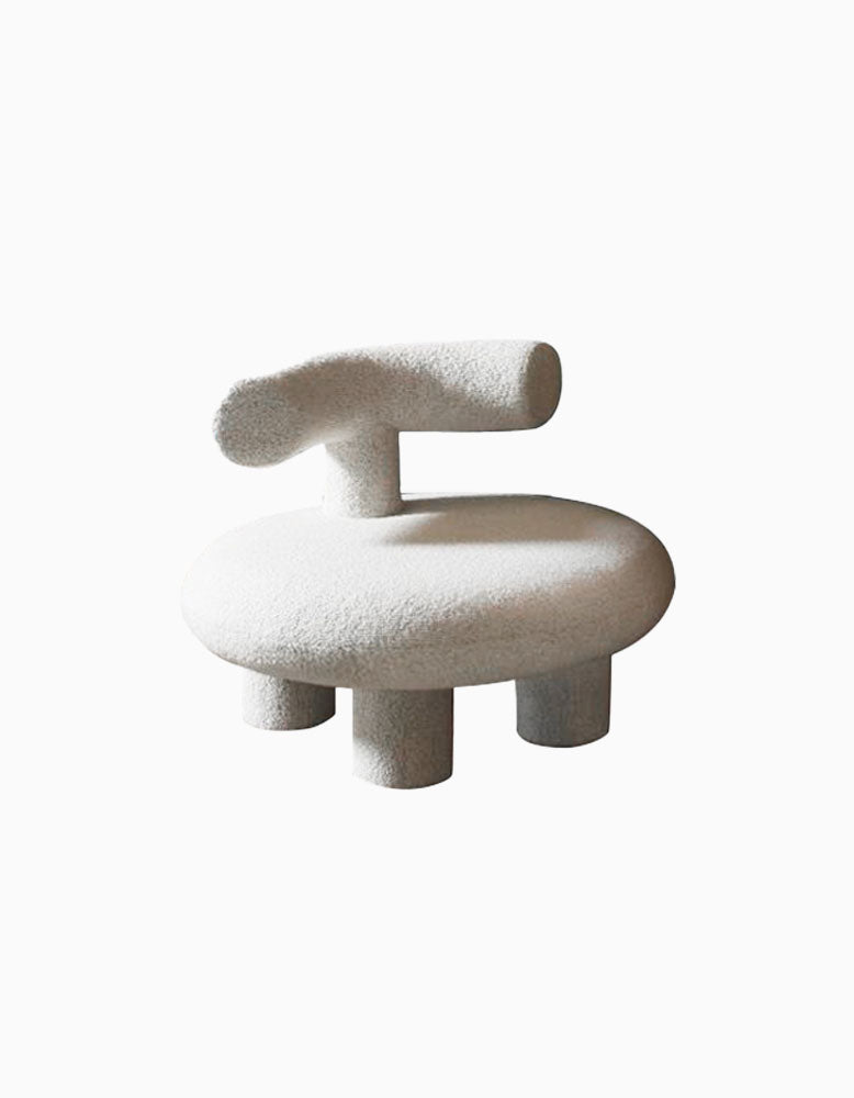 T Shapte Sheep Armchair, Cashmere wool