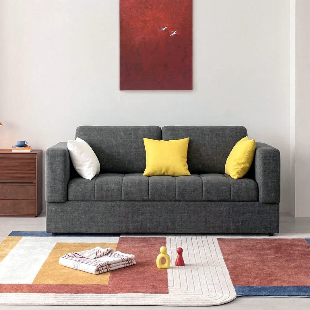 Pérez Two Seater Sofa Bed, Bunk Bed, Linen