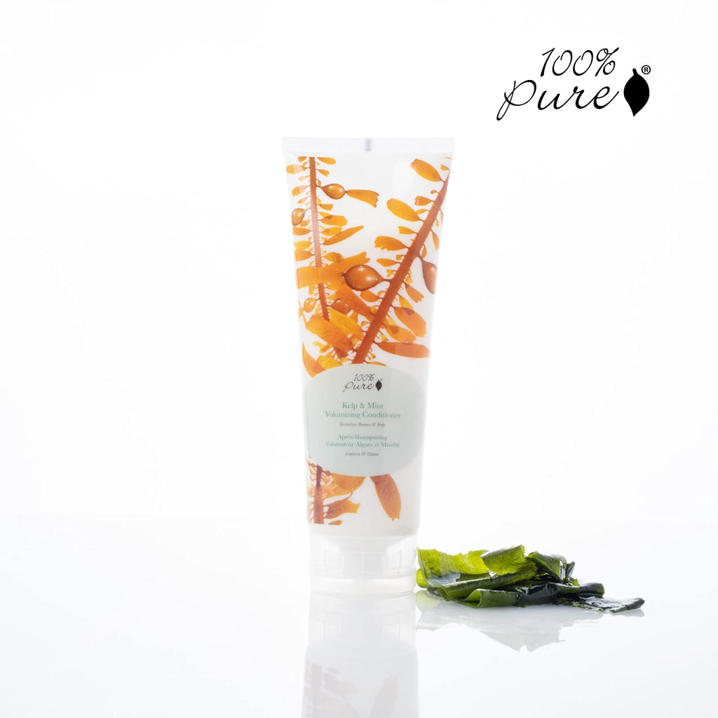 100% PURE Kelp & Mint Volumizing Conditioner — Deep Hydration & Shine