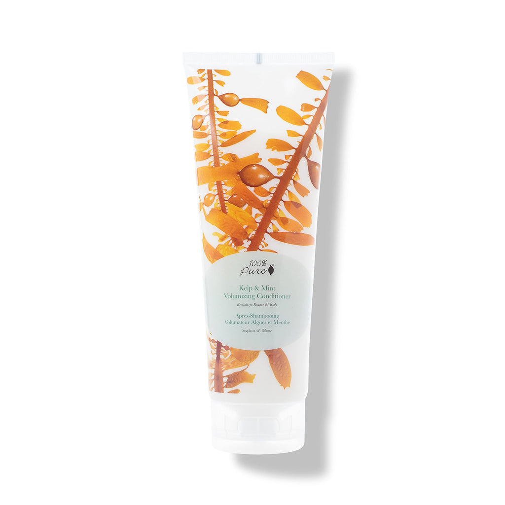 100% PURE Kelp & Mint Volumizing Conditioner — Deep Hydration & Shine