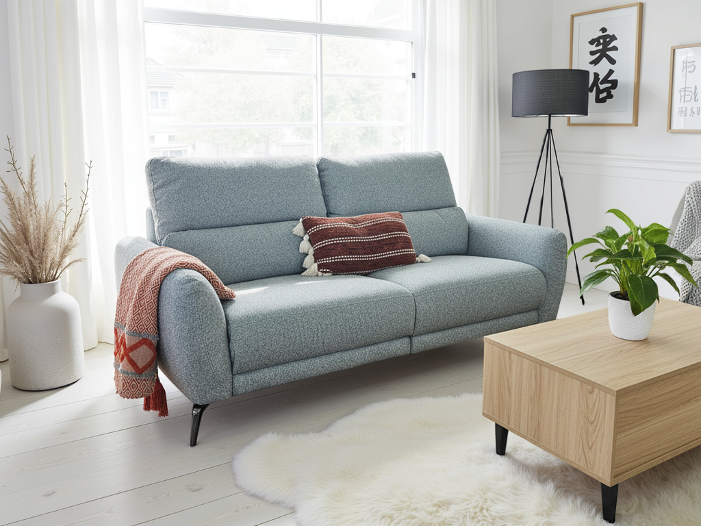 Sorrento Electric Recliner  3 Seater Sofa - Modern Fabric Comfort