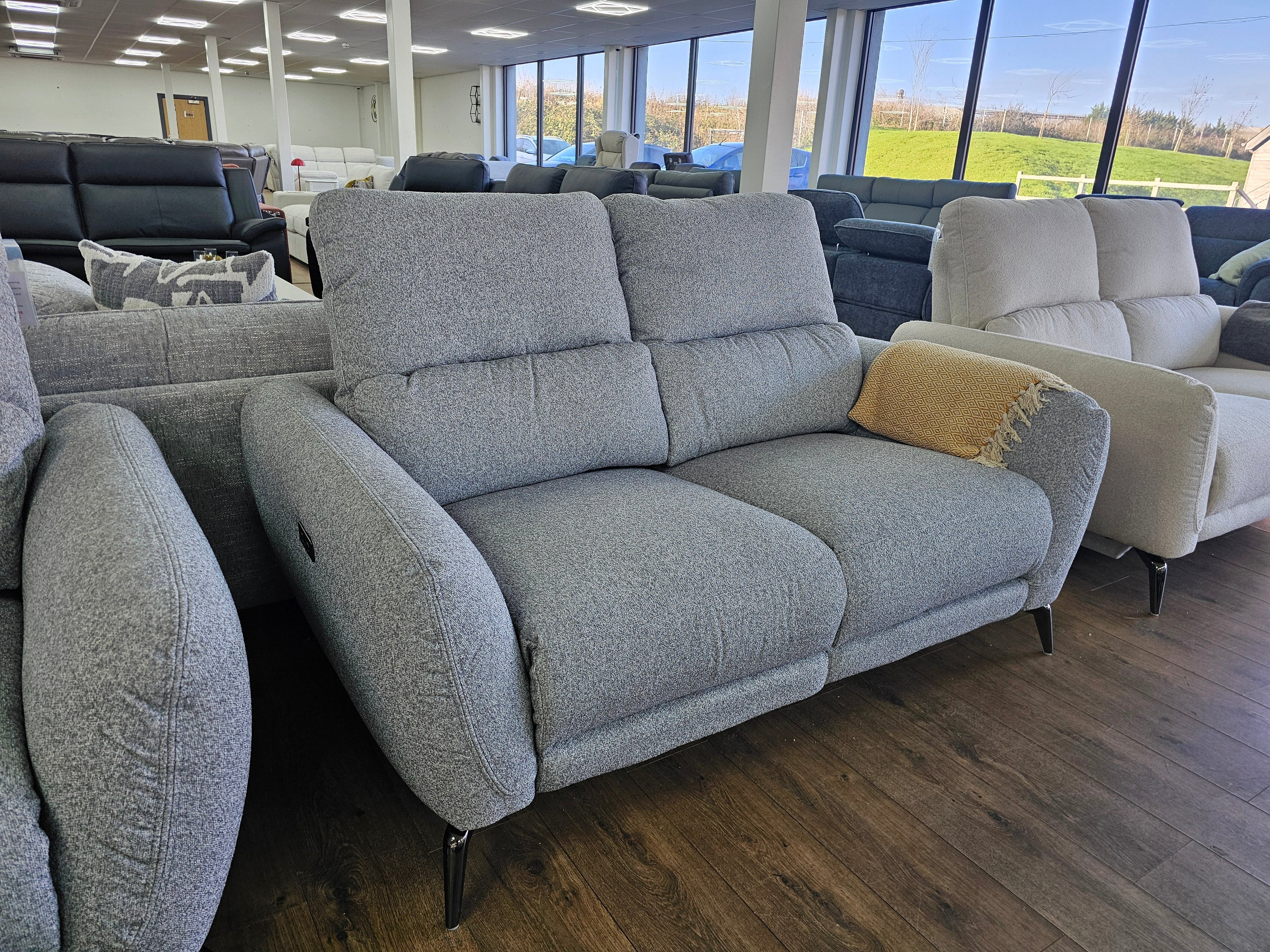 Sorrento Fabric Electric Recliner Two-Seater Sofa