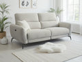 Sorrento Electric Recliner  3 Seater Sofa - Modern Fabric Comfort