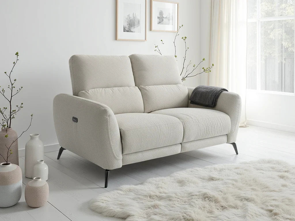 Sorrento Fabric Electric Recliner Two-Seater Sofa