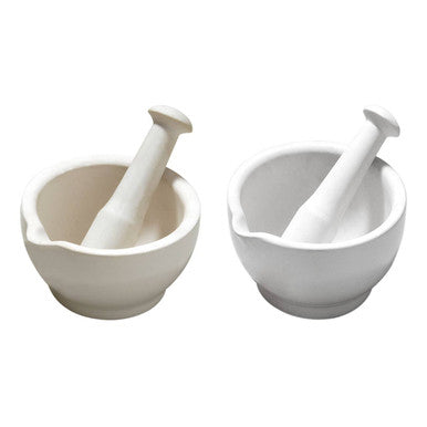 From Scratch White Marble Large Mortar and Pestle