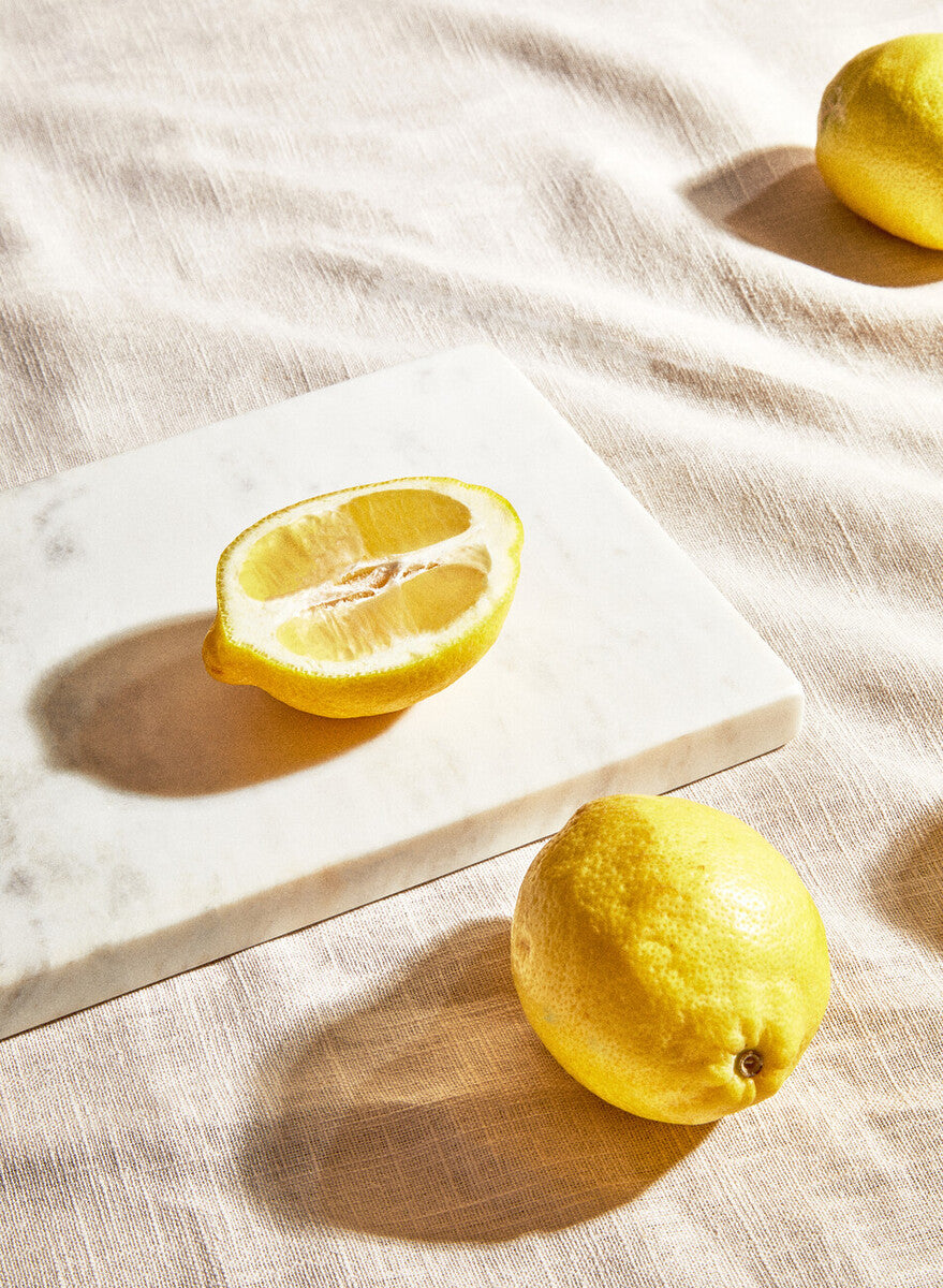 Salerno White Marble Rectangular Chopping or Serving Board