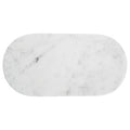 Oblong White Marble Serving Board | Kindia
