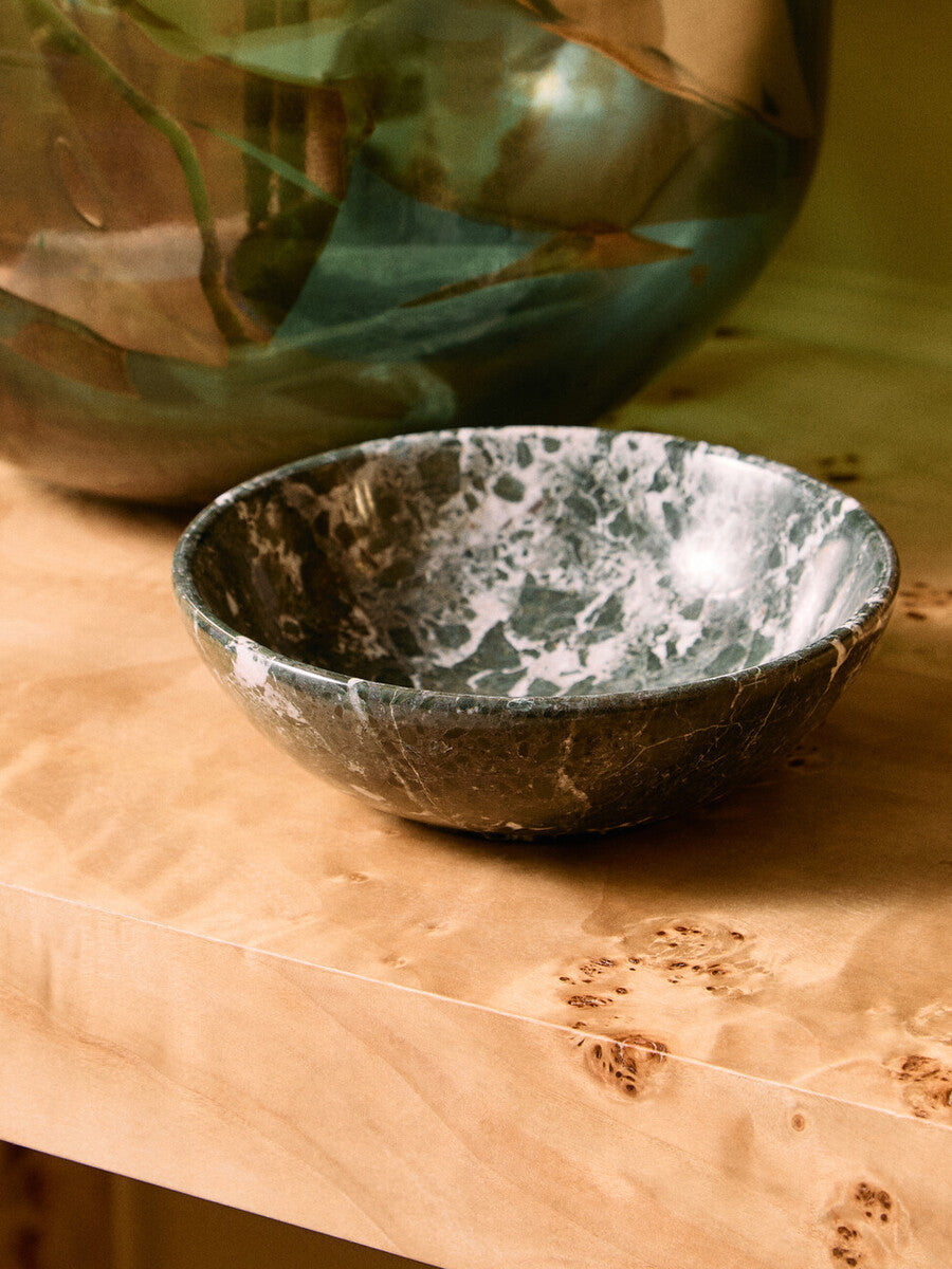 Marmore Greenish Black Marble Bowl