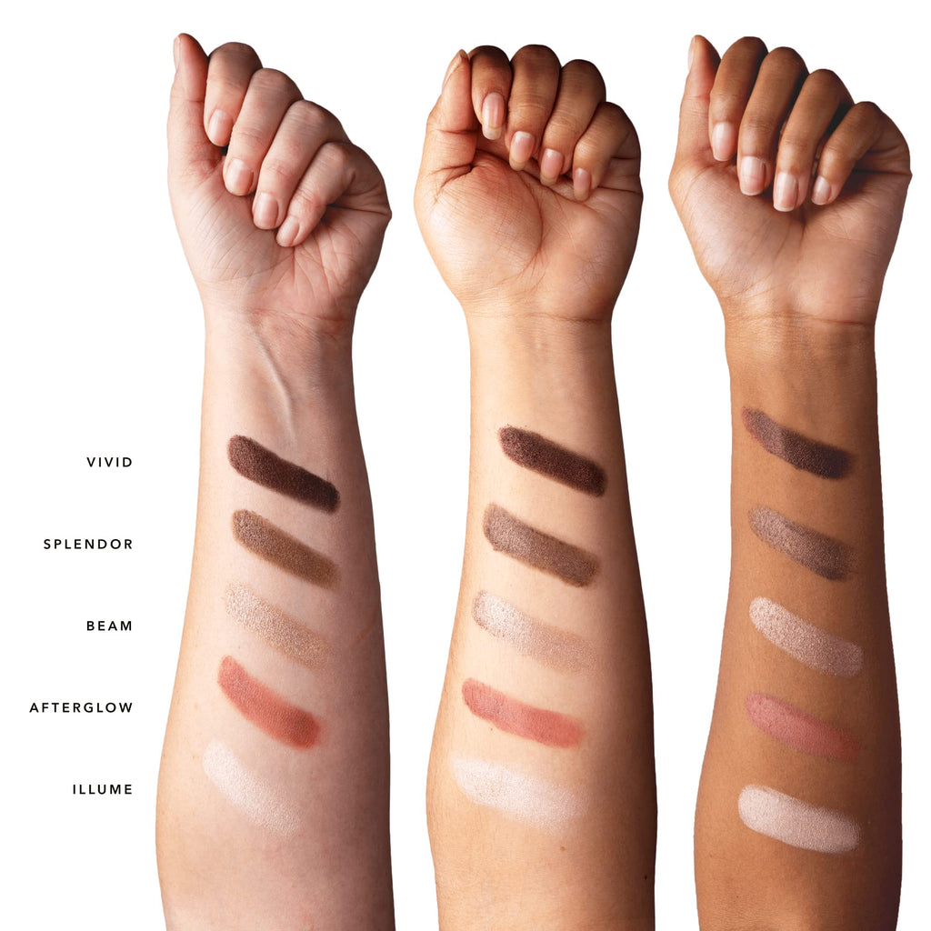 100% PURE Pretty Naked II All-in-One Makeup Palette – Nude to Smoky Tones, Vegan