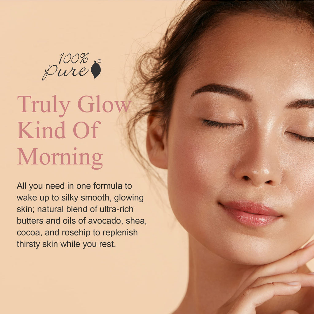 100% PURE Multi-Vitamin + Antioxidants Ultra Rich PM Treatment – Night Cream with Vitamin C & Retinol