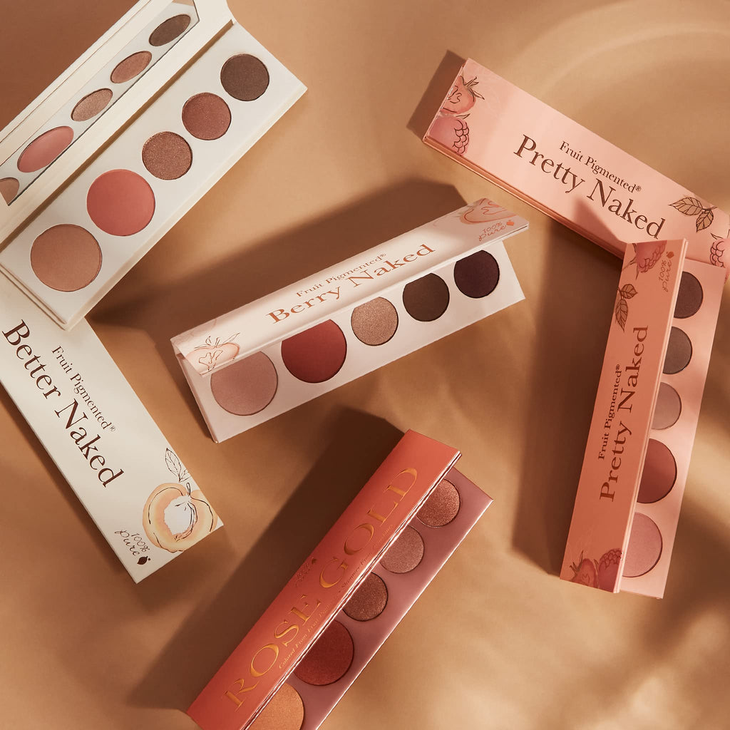 100% PURE Pretty Naked II All-in-One Makeup Palette – Nude to Smoky Tones, Vegan