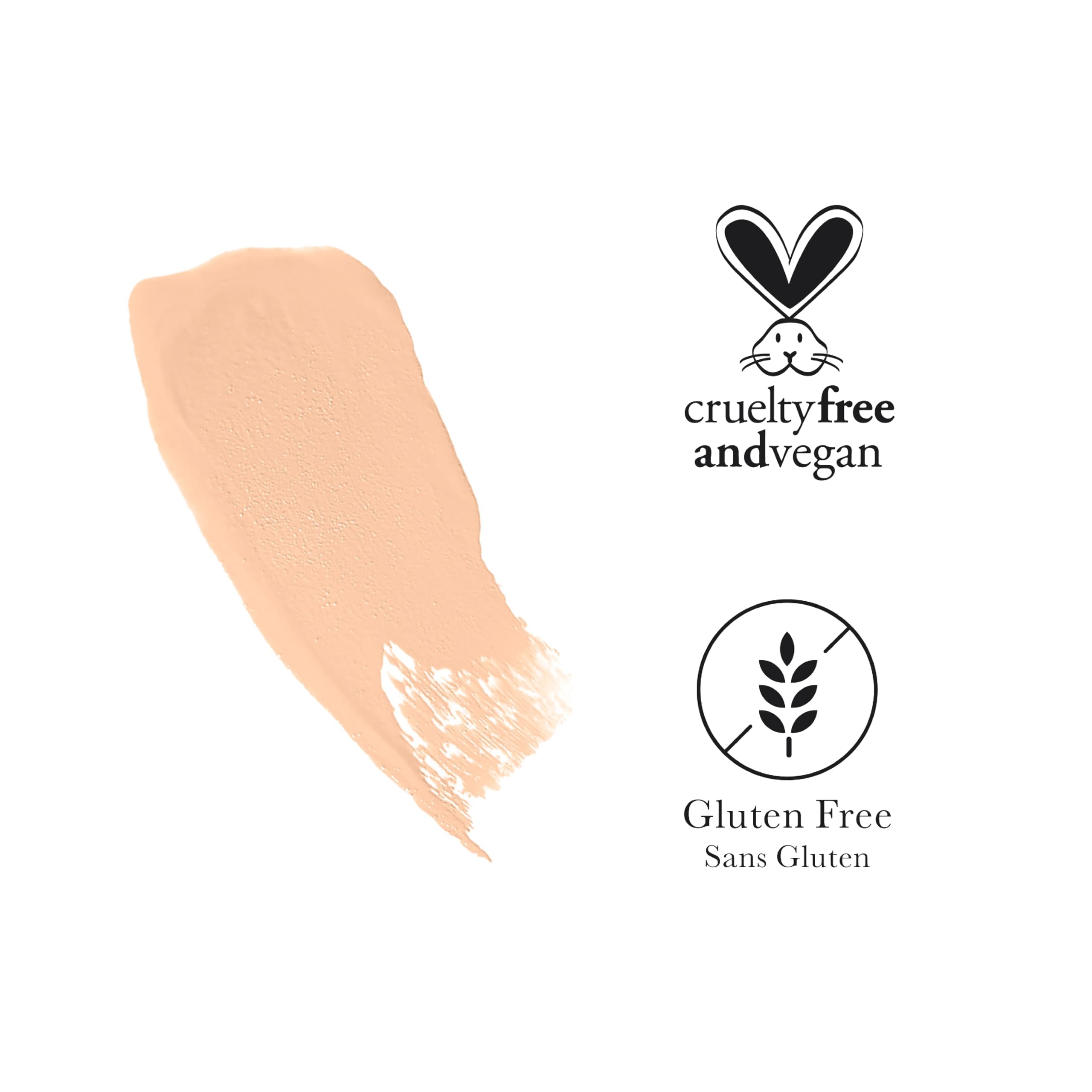 100% PURE 2nd Skin Foundation Shade 4 – Full Coverage, Lightweight, Satin Finish, Oil Absorbing, Vegan Makeup