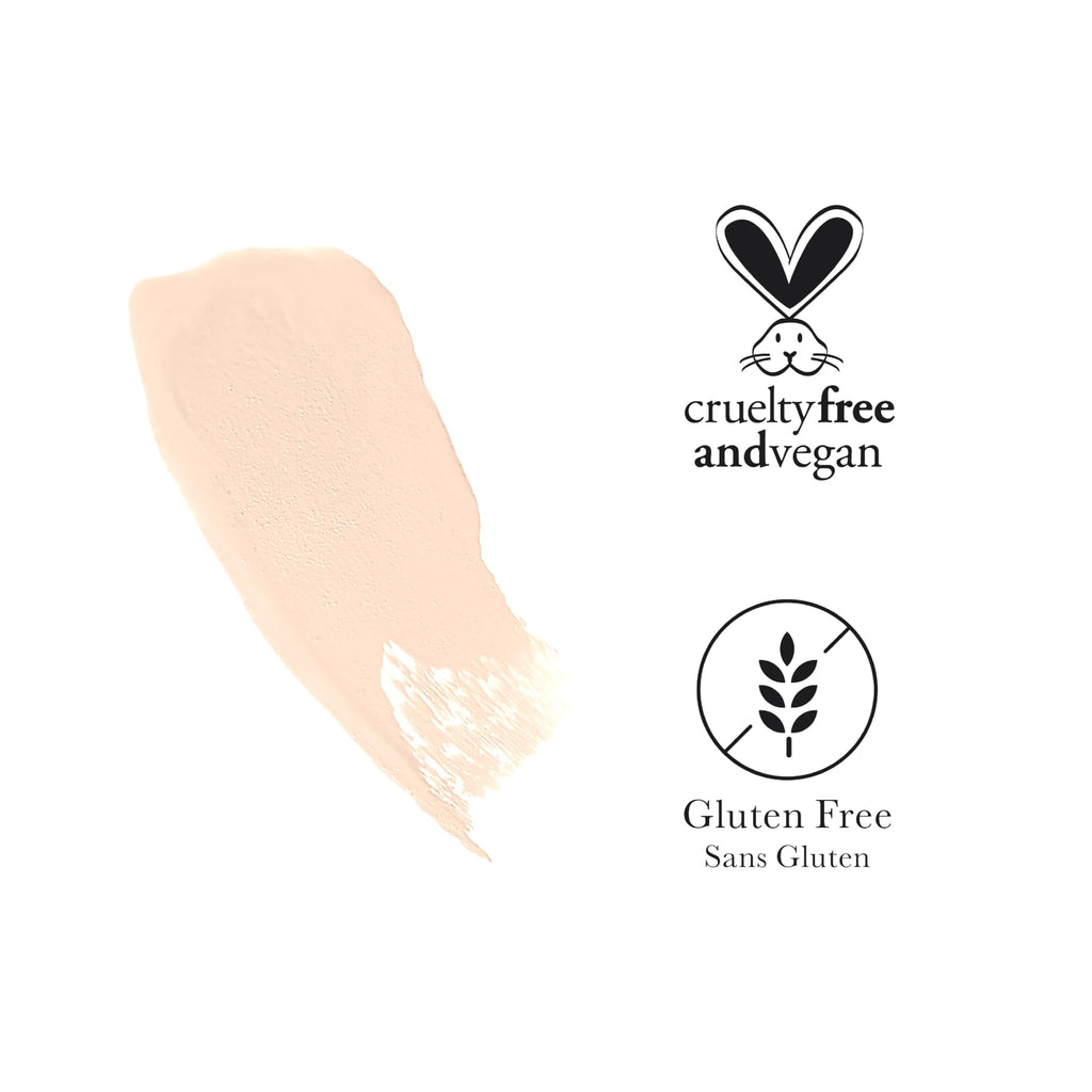100% PURE 2nd Skin Lightweight Serum Foundation Shade 1 – Neutral Yellow Undertone (1.18 fl oz)