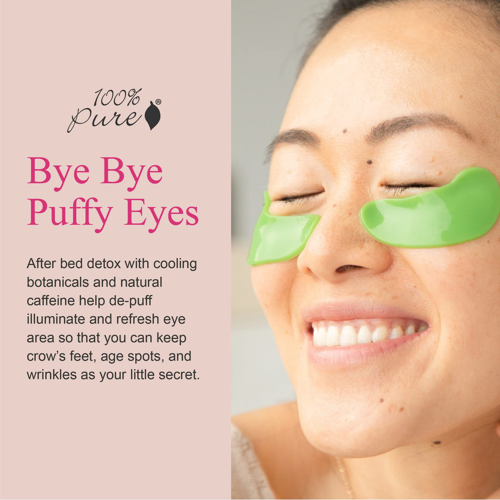 100% PURE Bright Eyes Masks – Hydrating Under-Eye Patches (5 Pack)