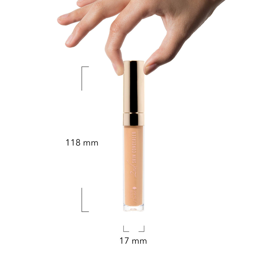 100% PURE 2nd Skin Concealer Shade 4 – Full Coverage, Lightweight, Fruit Pigmented, Vegan