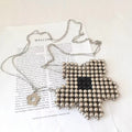 Heavy Industry Beaded Lipstick Fashion All-match Messenger Bag
