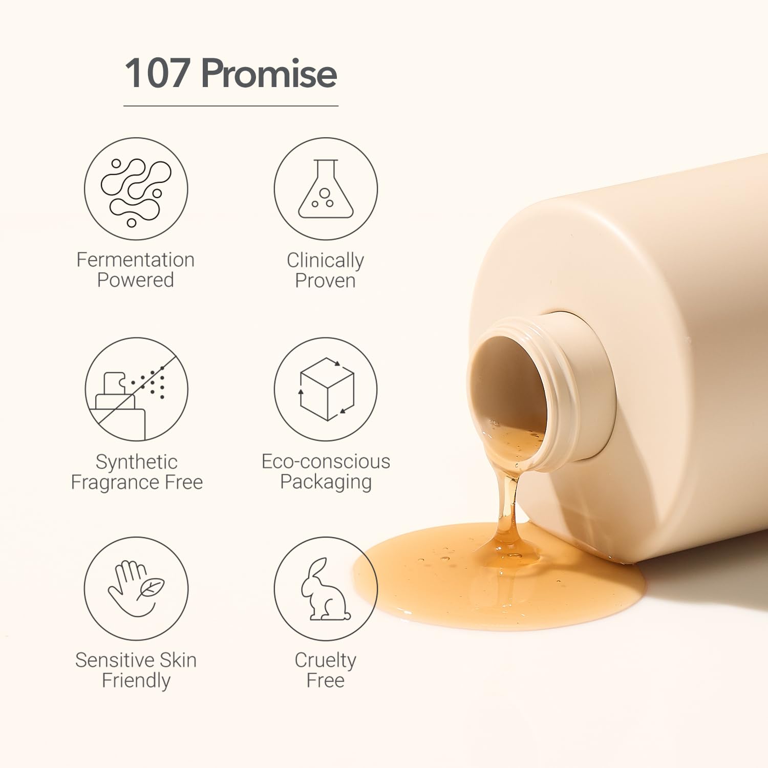 107 Clarifying Shampoo – Purifying Detox for Scalp & Hair with Fermented Vinegar & Ginseng