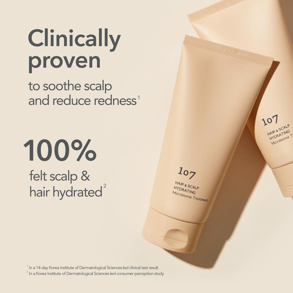 107 Hair & Scalp Hydrating Microbiome Treatment – Ginseng, Caffeine & Biotin (6.08 fl oz)