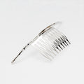 Curved hair comb