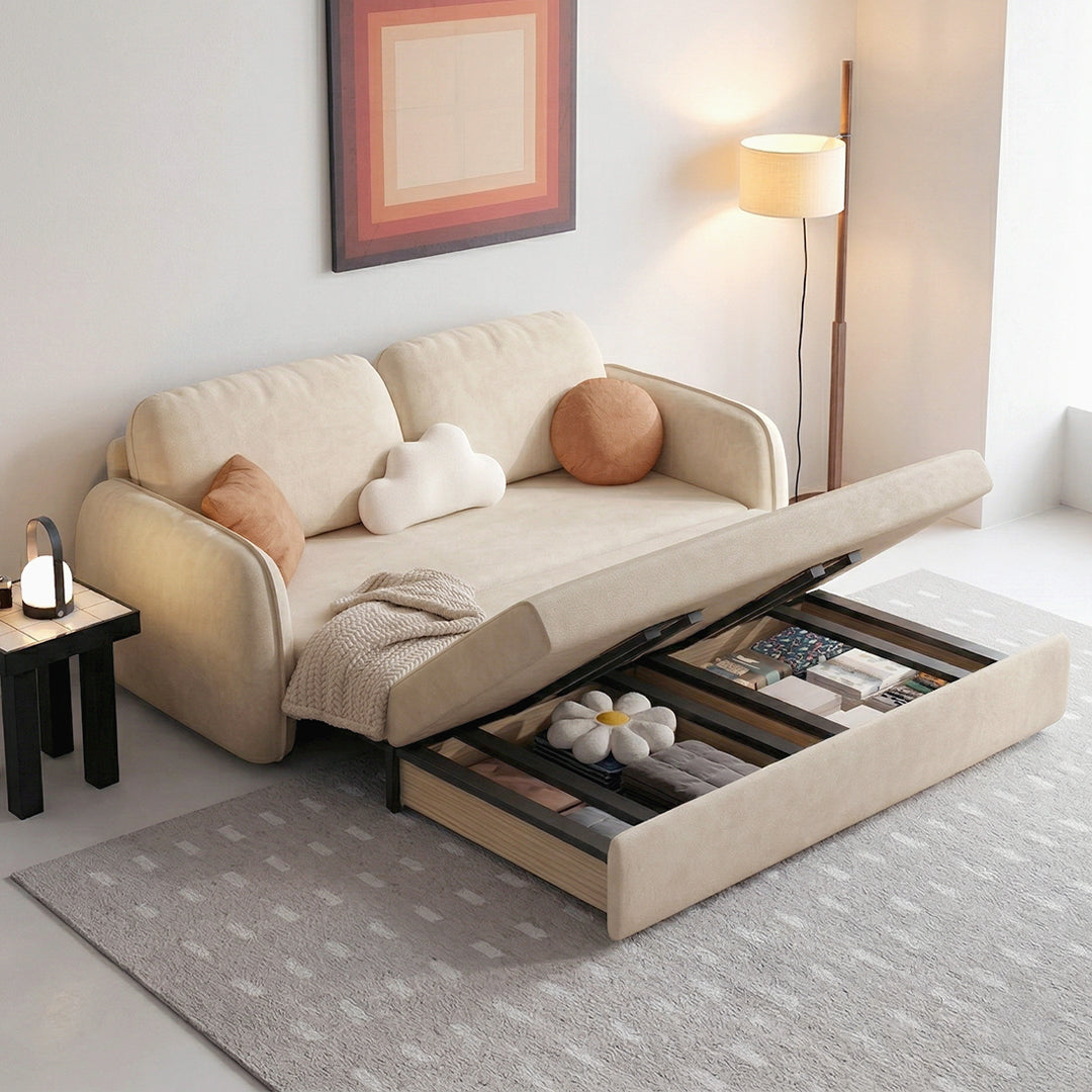 Lunana Two Seater Sofa Bed With Drawer