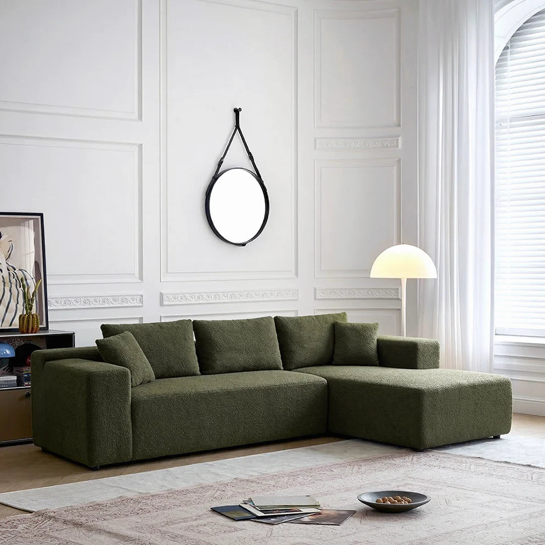 Ortega Modular Sofa Bed, Three Seater Corner Sofa Bed, Boucle
