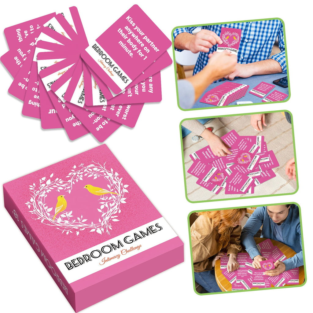 Q & A Challenge Game New 50 Color Box Couple Cards