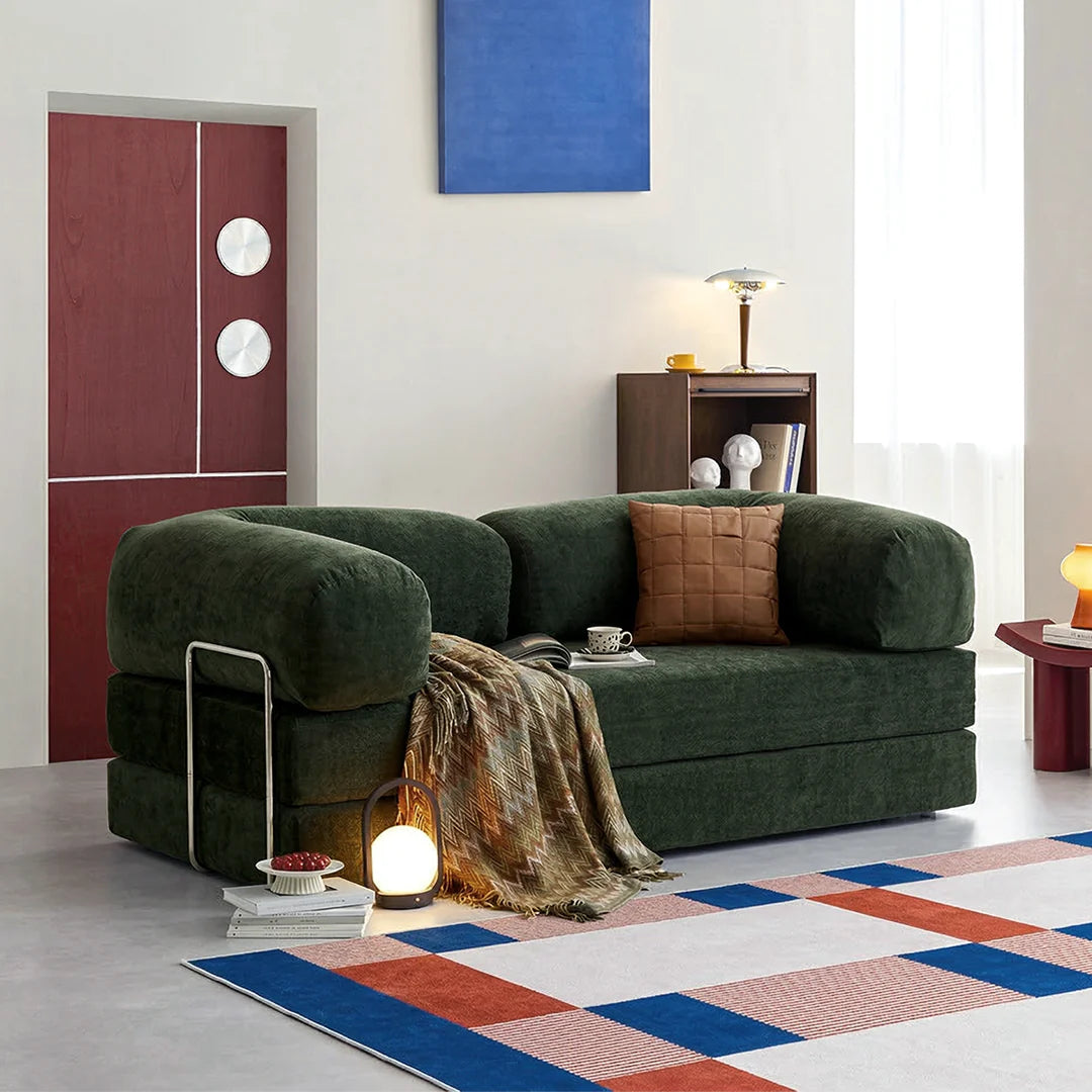 Yamada Foldable Lazy Sofa Bed, Linen