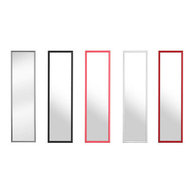 Black Plastic Frame Over Door Mirror | Mize