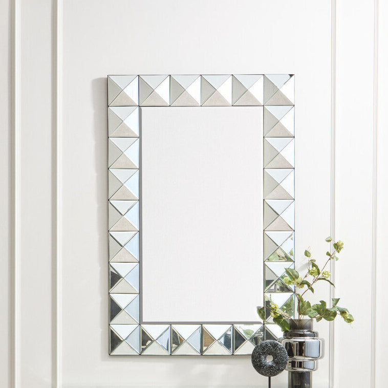 Lidia 3D Effect Rectangular Wall Mirror