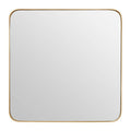 Large Gold Finish Square Wall Mirror | Tia