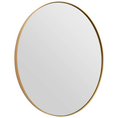 Helen Medium Gold Finish Oval Wall Mirror