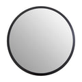 Round Large Black Wall Mirror | Athena